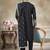 Black color graceful heavy ceremonial attire for men's fancy looks