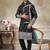 Black color graceful heavy ceremonial attire for men's fancy looks