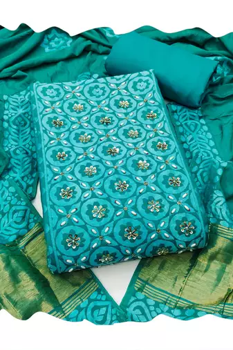rama banarasi cotton smart ceremonial salwar kameez