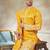 Yellow color graceful heavy ceremonial attire for men's fancy looks