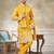 Yellow color graceful heavy ceremonial attire for men's fancy looks