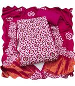 pink banarasi cotton smart ceremonial salwar kameez