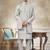 Grey color graceful heavy ceremonial attire for men's fancy looks