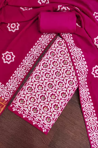 pink banarasi cotton smart ceremonial salwar kameez
