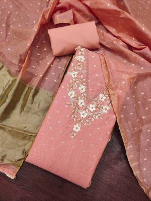gajri banarasi cotton smart ceremonial salwar kameez 3