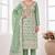 pista banarasi cotton smart ceremonial salwar kameez