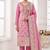 pink banarasi cotton smart ceremonial salwar kameez