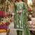 green sophisticated embroidered ceremonial suit