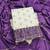 off white vichitra silk fancy partywear suit for girls