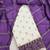 off white vichitra silk fancy partywear suit for girls