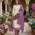off white vichitra silk fancy partywear suit for girls