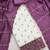 off white vichitra silk fancy partywear suit for girls