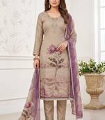 purple modal butti fancy ethnic salwar kameez