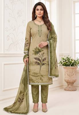 mehendi modal butti fancy ethnic salwar kameez 1