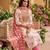off white ethnic shimmer fabric salwar kameez for girls