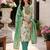 off white ethnic shimmer fabric salwar kameez for girls