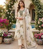 green girlie shimmer fabric salwar kameez