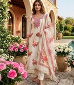 pink girlie shimmer fabric salwar kameez