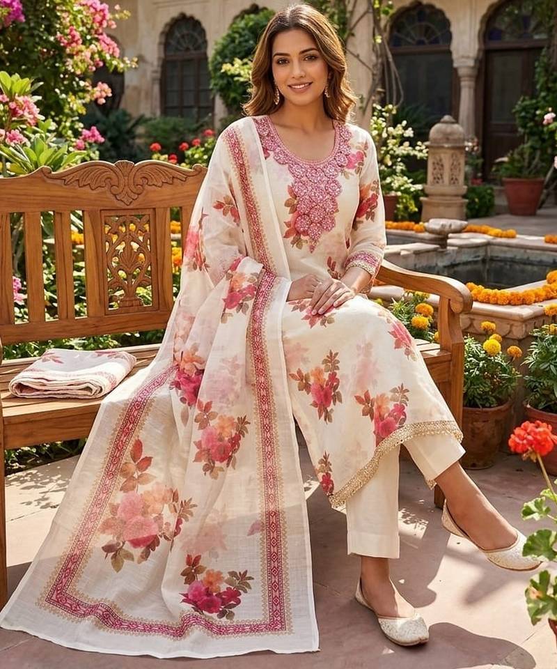 pink girlie shimmer fabric salwar kameez