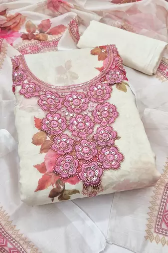 pink girlie shimmer fabric salwar kameez