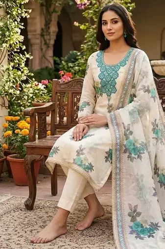 rama girlie shimmer fabric salwar kameez
