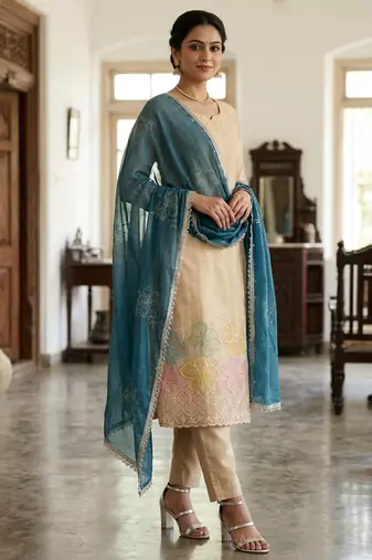 chiku salsa beadwork ceremonial suit