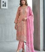 pink salsa beadwork ceremonial suit