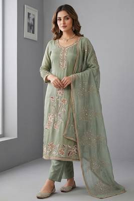 grey salsa beadwork ceremonial suit 1