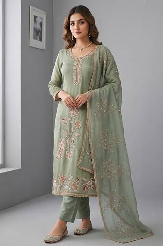 grey salsa beadwork ceremonial suit
