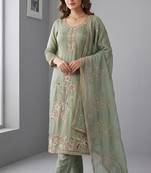 grey salsa beadwork ceremonial suit