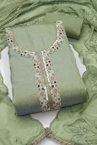 green salsa beadwork ceremonial suit