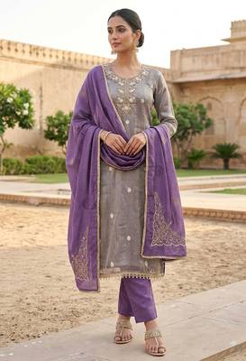 purple salsa beadwork ceremonial suit 1