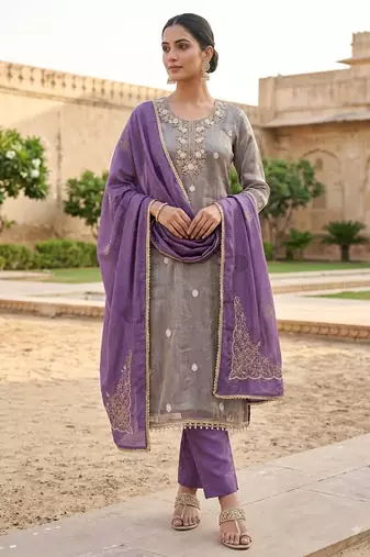 purple salsa beadwork ceremonial suit