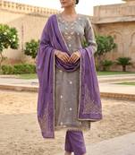 purple salsa beadwork ceremonial suit