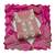 pink salsa beadwork ceremonial suit