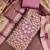 pink shimmer linen ethnic partywear salwar kameez