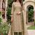 olive shimmer linen ethnic partywear salwar kameez
