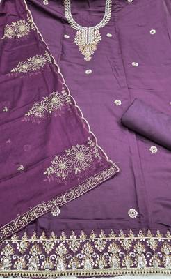 lavender embroidered salwar kameez for graceful ethnic looks 3