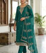 rama embroidered salwar kameez for graceful ethnic looks