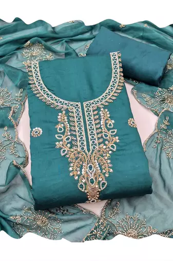 rama embroidered salwar kameez for graceful ethnic looks