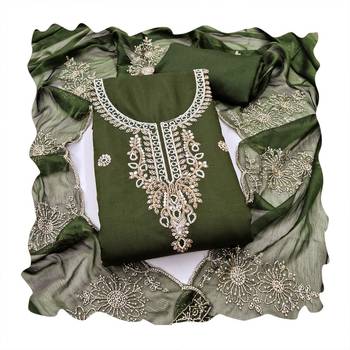 mehendi embroidered salwar kameez for graceful ethnic looks 2