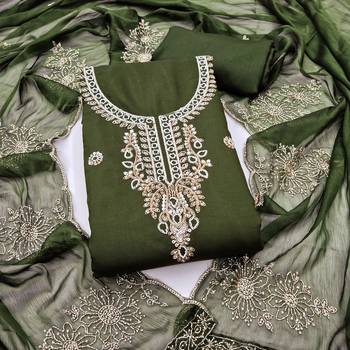 mehendi embroidered salwar kameez for graceful ethnic looks 4