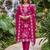 pink embroidered salwar kameez for graceful ethnic looks