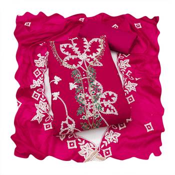 pink embroidered salwar kameez for graceful ethnic looks 2