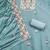 blue embroidered salwar kameez for graceful ethnic looks