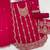 pink heavy chinon designer embroidered palazzo dress