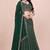 B-GREEN GEORGETTE SUPER EMBRODIERED LEHENGA CHOLI