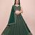 B-GREEN GEORGETTE SUPER EMBRODIERED LEHENGA CHOLI