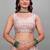 PEACH PREMIUM DESIGNER EMBROIDERED LEHENGA CHOLI