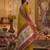 mustard silk blend fabric saree with sophisticated woven designer